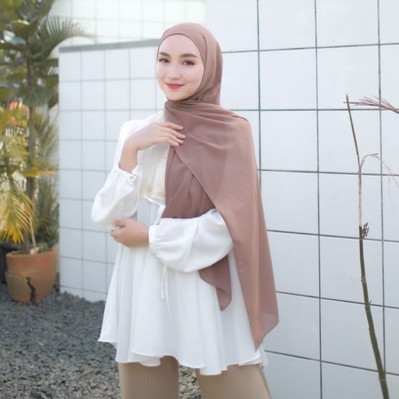 Pashmina / Hijab Pasmina Ceruty Babydoll