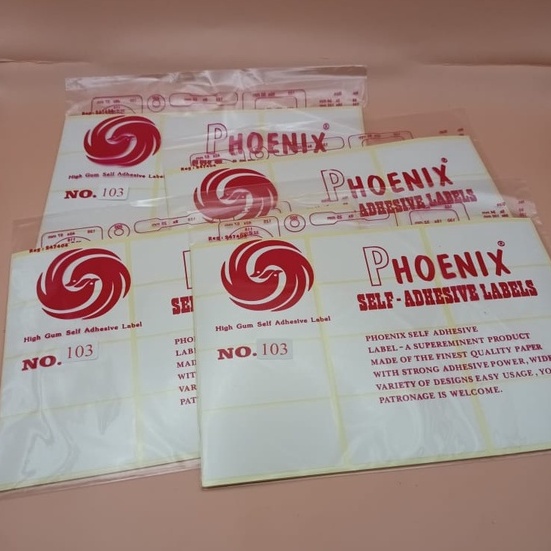 

Label Phoenix no. 103