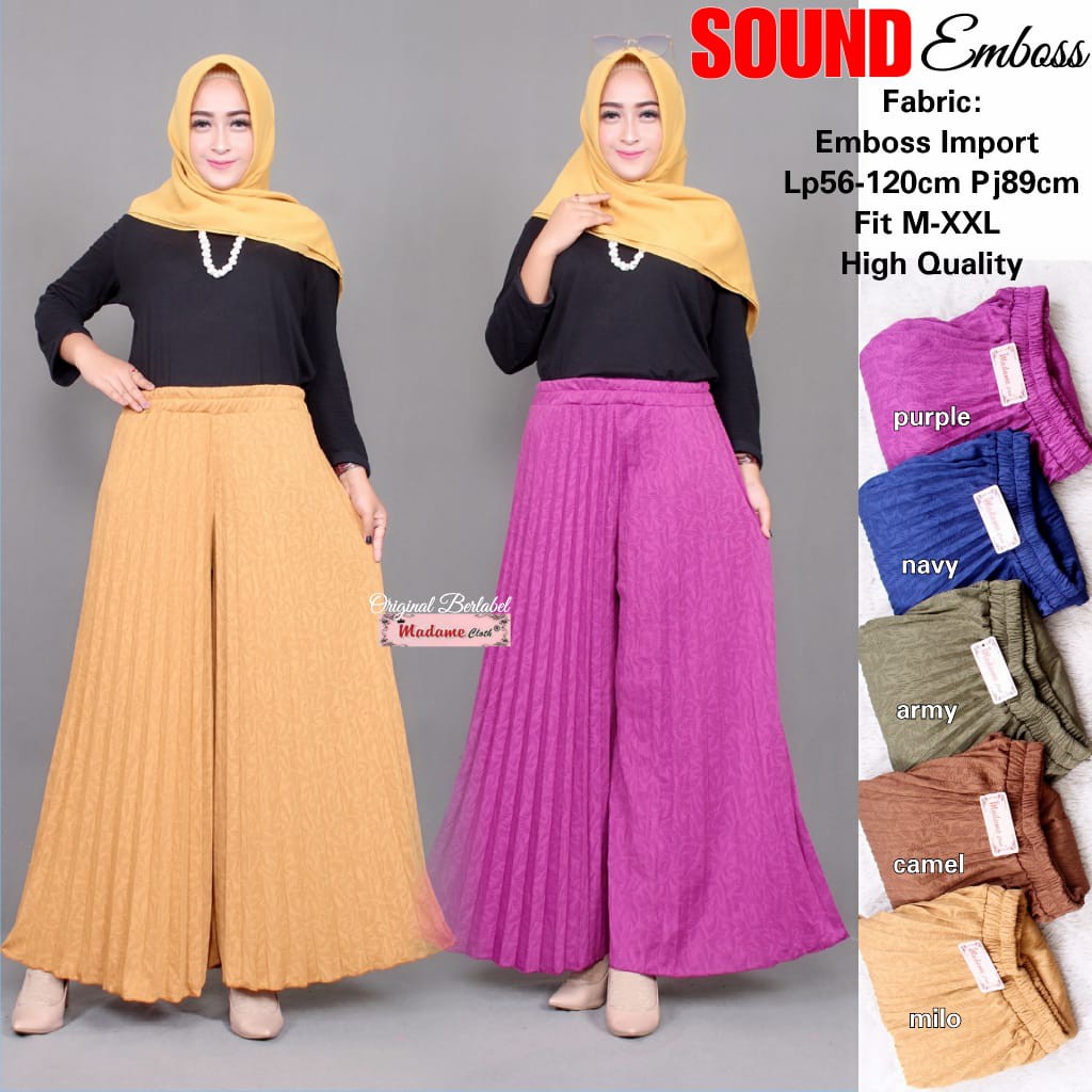  CELANA  PLISKET PLEAT PANTS KULOT  PLISKET KULOT  PRISKET 