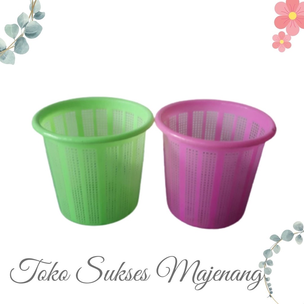 Keranjang Plastik kecil Serbaguna / Tempat Serbaguna / Keranjang Plastik D 16  cm Serbaguna