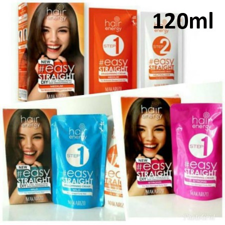 MAKARIZO Hair Energy Easy Straight 120ml BESAR X2 STEP 