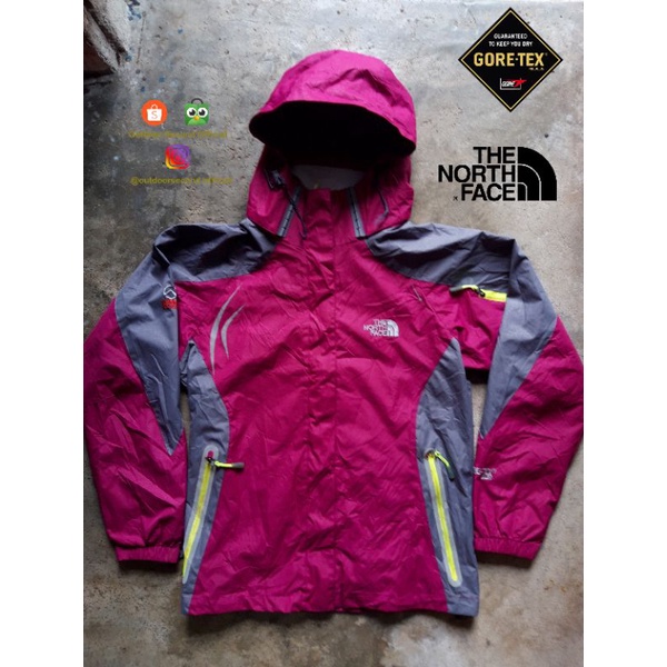 jaket outdoor TNF The North face GORETEX XCR saku samping jacket gunung waterproof anti air second