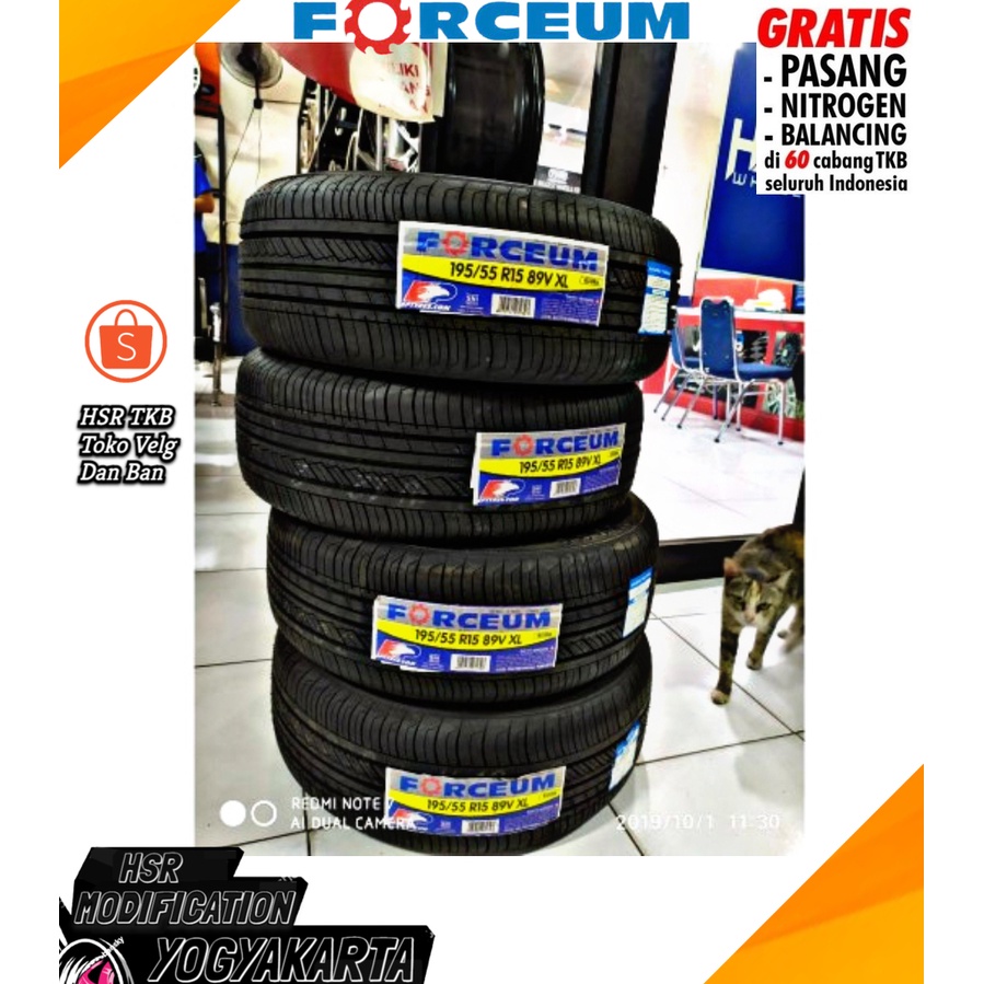 Ban Mobil 195 55 R15 FORCEUM ECOSA 195 55 Ring 15 Ban Tubeless