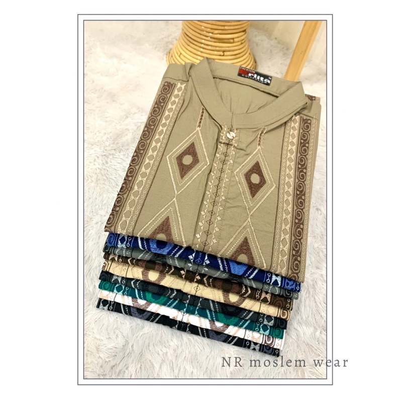 BAJU KOKO PRIA WARNA LENGAN PANJANG , UKURAN M L XL DAN JUMBO ,BAJU KOKO KATUN , KOKO DEWASA ( kode EL 04 )