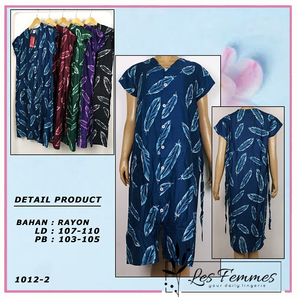 Daster Kancing/baju tidur bermotif