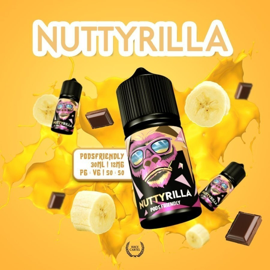 NUTTYRILLA 30ML 12MG RILLA SERIES LIQUID NUTTYRILLA PODS FRIENDLY