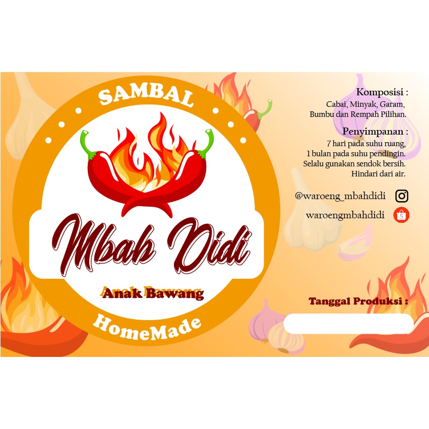 

Sambal Bawang Home Made mbah didi 150 gr