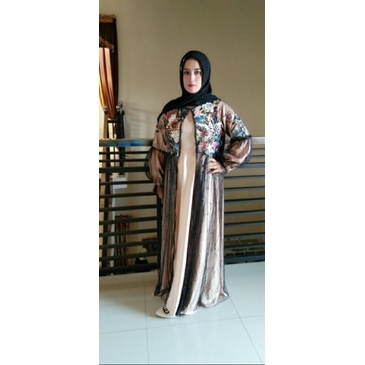 gaun pesta set hijab