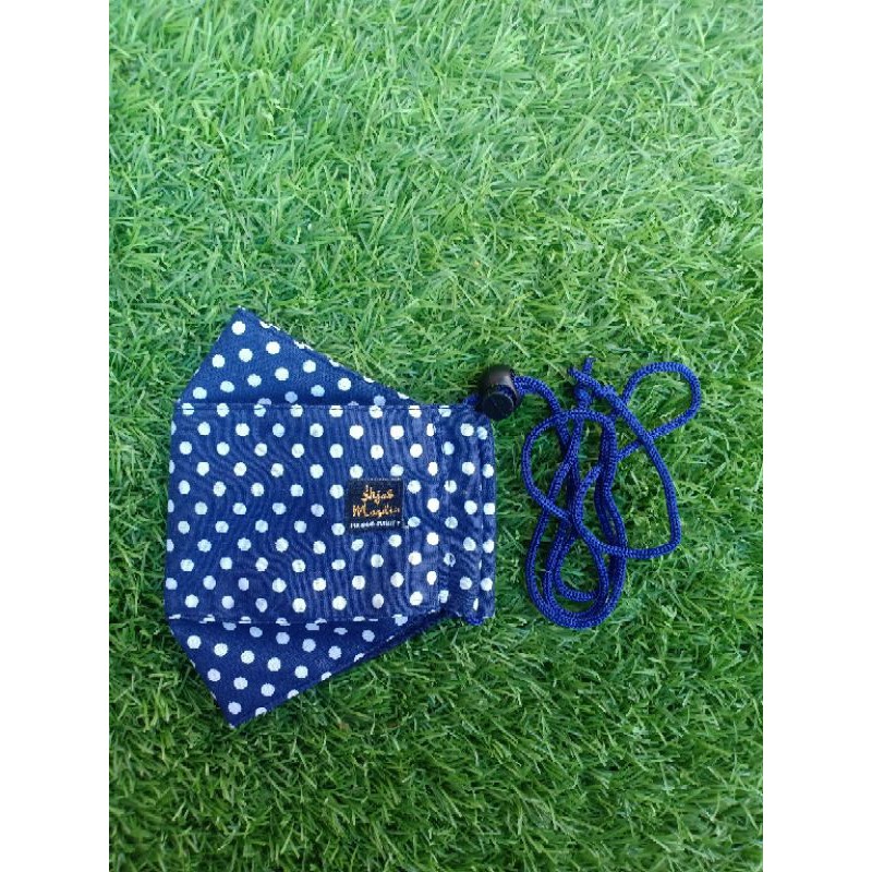 MASKER KAIN ORIGAMI Motif Polkadot