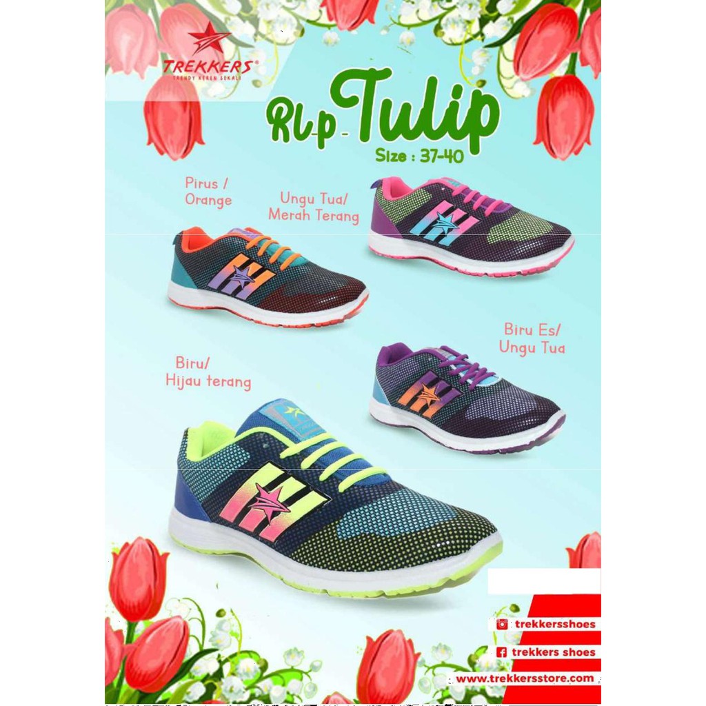 Sepatu Trekkers Tulip