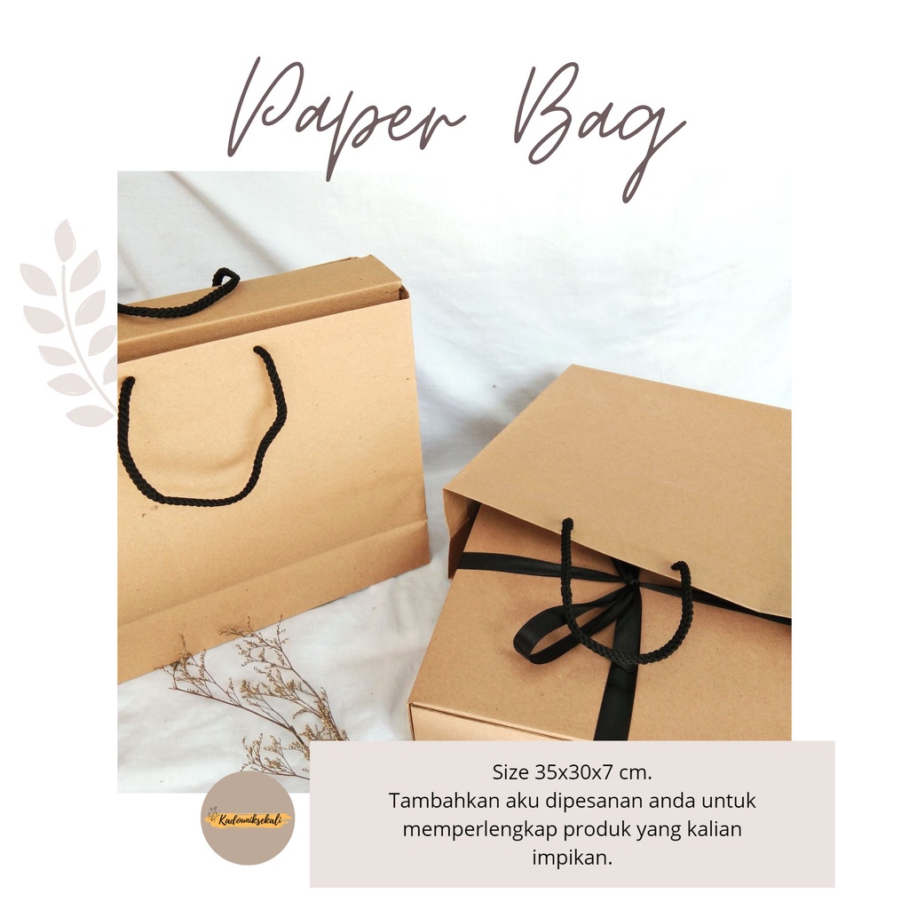 Paper Bag | Tas Kertas Rustic untuk Gift Kado