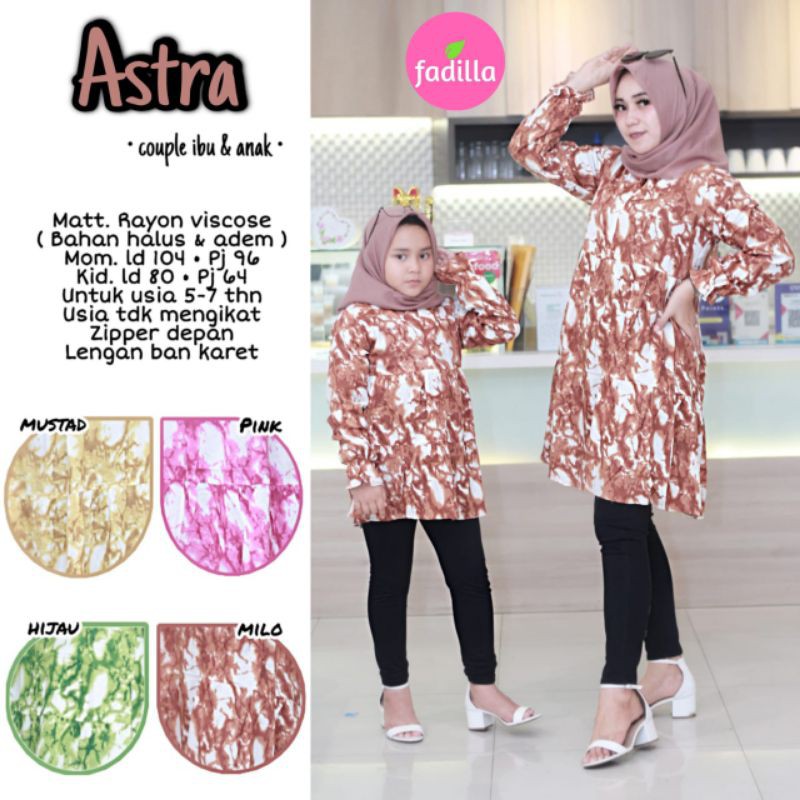 BISA COD | TUNIK ASTRA COUPLE BY DC FAMILY