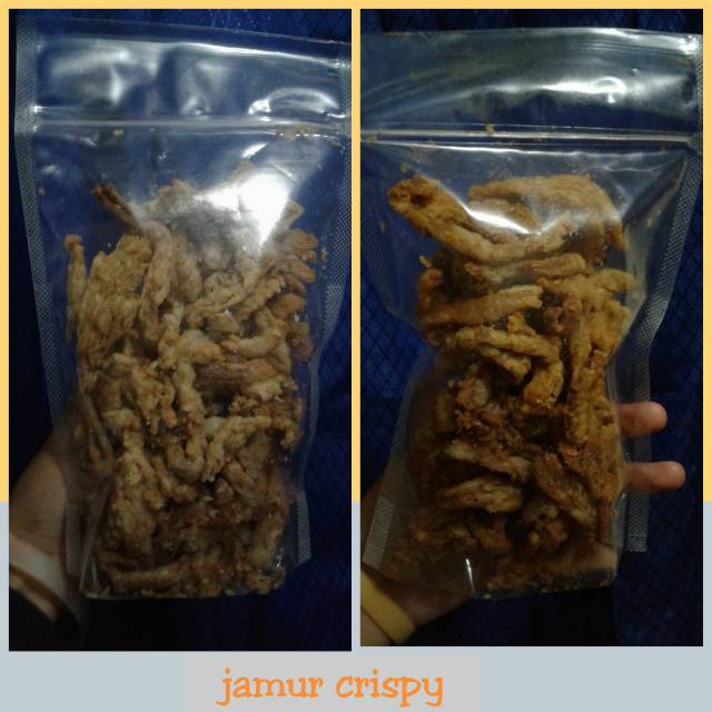 

Jamur Crispy 120gr enak dan banyak murah meriah