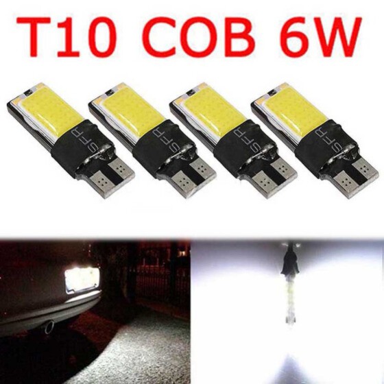 Lampu LED T10 W5W COB Senja Sein Belakang Mundur Parkir Canbus Mobil Motor