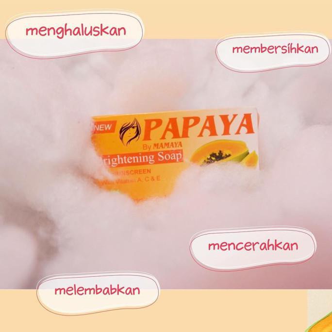 SABUN PAPAYA BY MAMAYA 70gr / sabun mandi