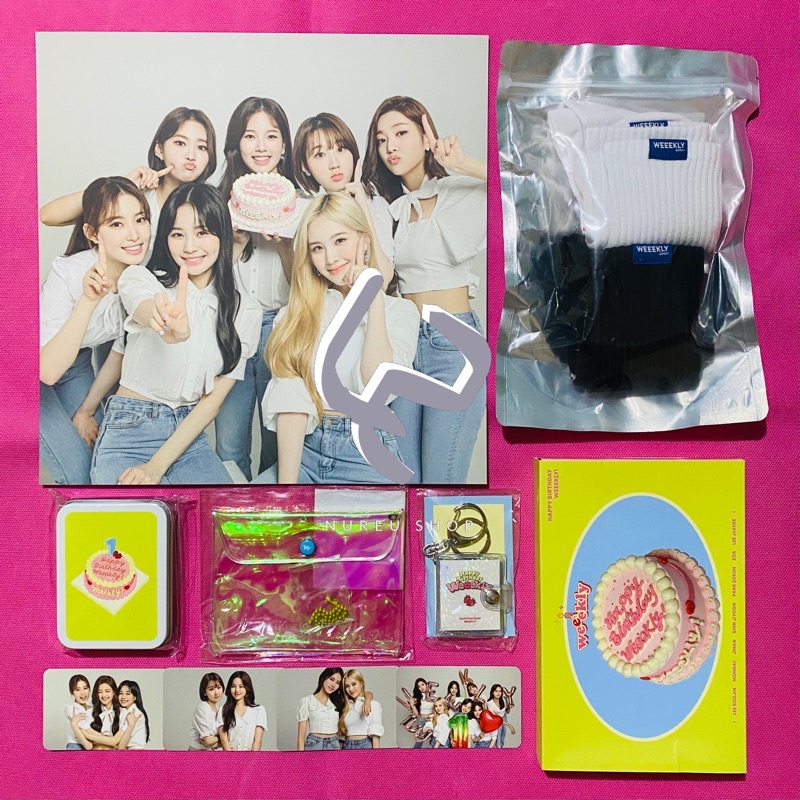 WEEEKLY - 1st Anniversary MD Happy Birthday Weeekly Official Goods Merchandise (Unit Group Photocard