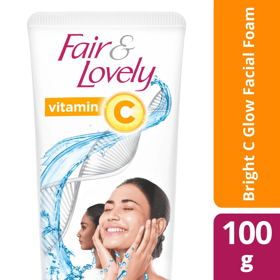 ★ BB ★ FAIR &amp; LOVELY Vitamin C Bright C Glow Facial Foam -  Glow and Lovely Facial Foam 50gr - 100gr