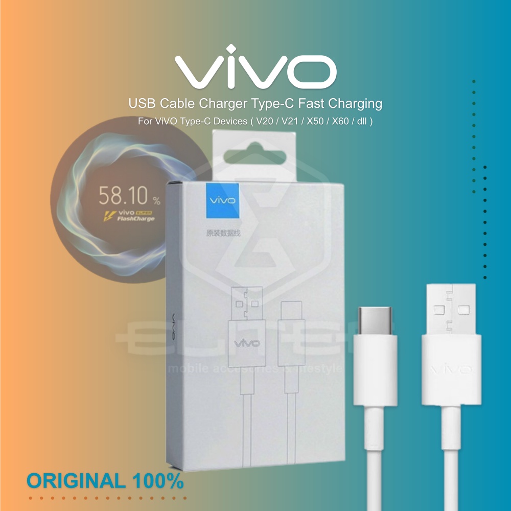 Kabel Data VIVO Type C Original Fast Charging