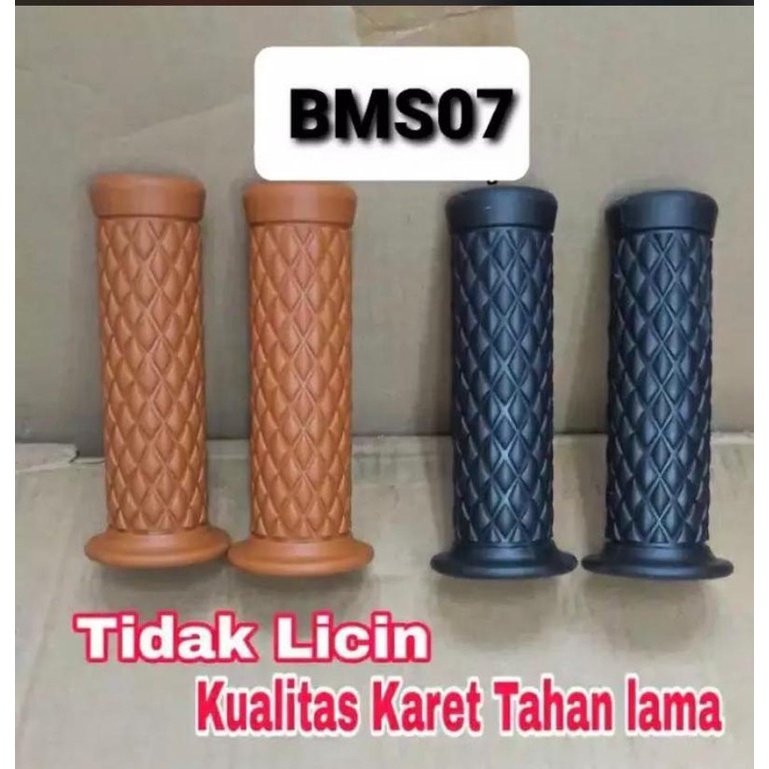 (wajik)Handgrip karet bintik lembut model klasik