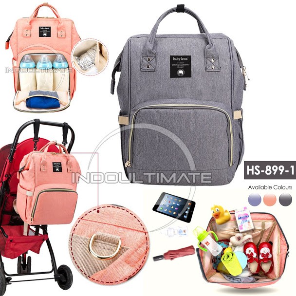 Tas bayi Backpack BABY LEON Tas Perlengkapan Baby Ransel Tas Popok / Diaper Bag FS HS-899 &amp; HS 899-1