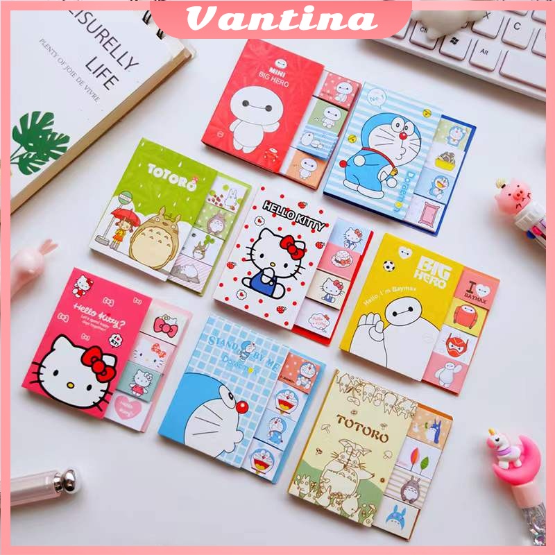 

Pembatas Buku Karakter/Sticky Notes Memo pad Catatan Tempel Lucu/Sticker Notebook Hadiah