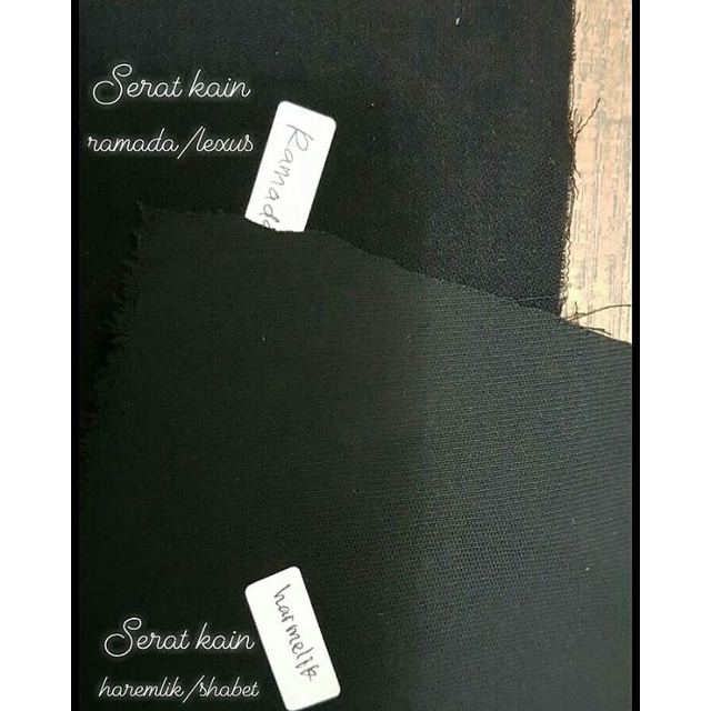 Kain JETBLACK MTA /jetblack Kiara mirip Ramada/lexus L150cm