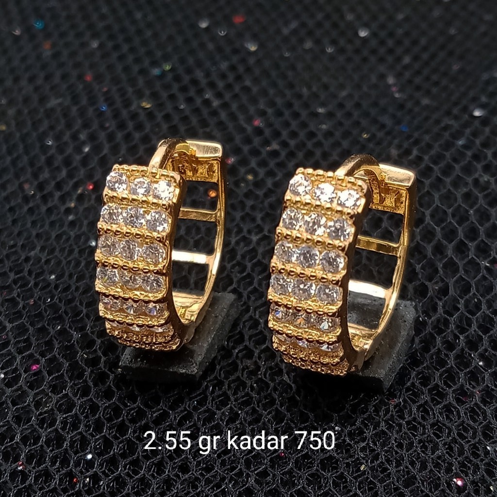 New Anting Emas 17 K - 2.55 gr Kadar 750 - 2066