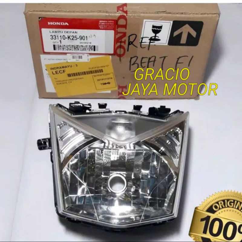 reflektor lampu depan beat fi original