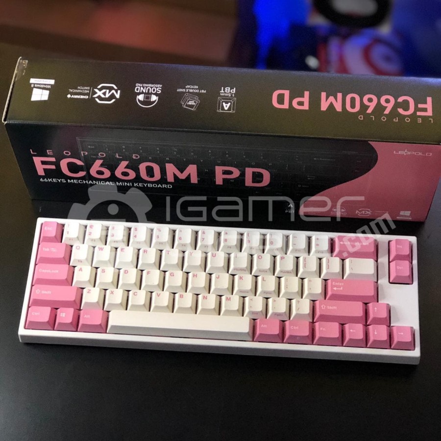 Leopold FC660M Light Pink Mechanical Gaming Keyboard