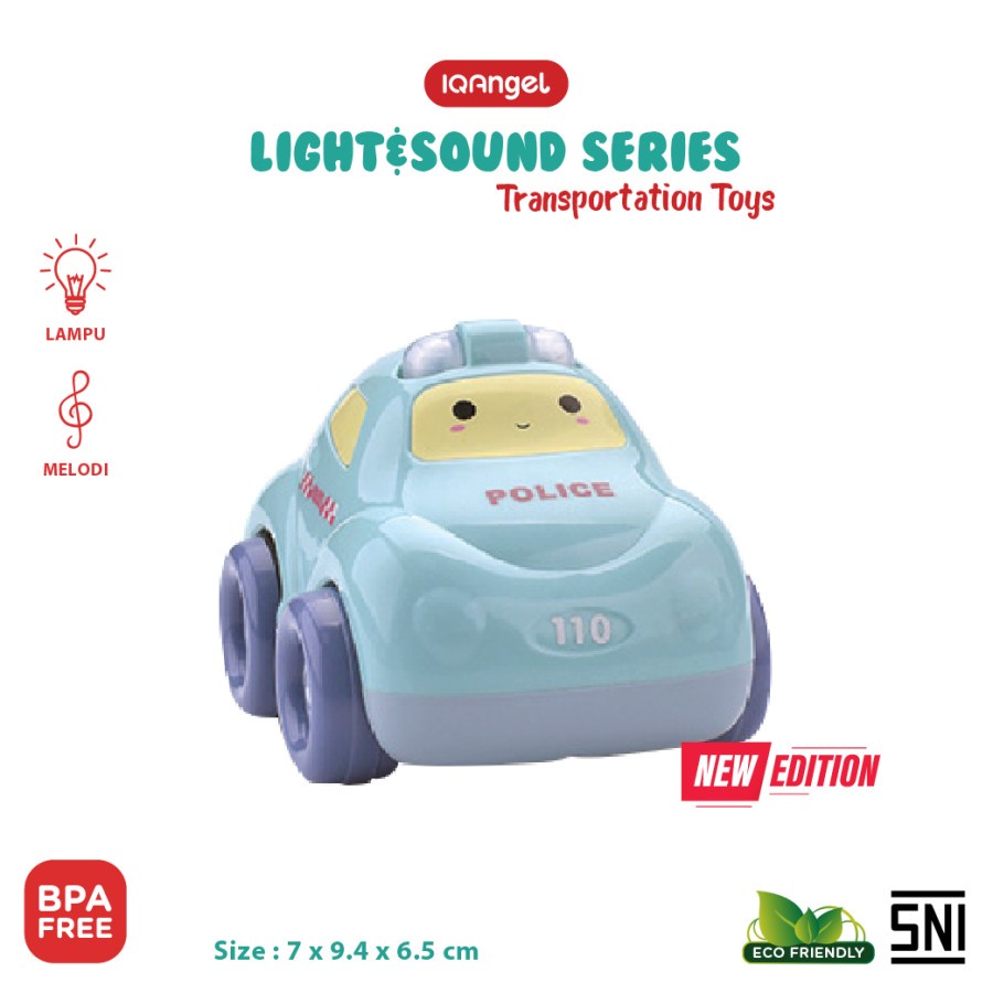 Mainan Bayi / Anak IQAngel Light &amp; Sound Transportation New Bersertifikat SNI