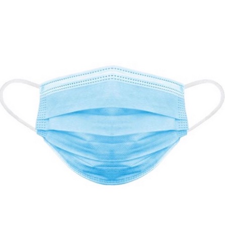 Earloop BIRU 3ply Necare Chasa Icare Hygenix Disposable Quality Premium Masker bedah Kemenkes