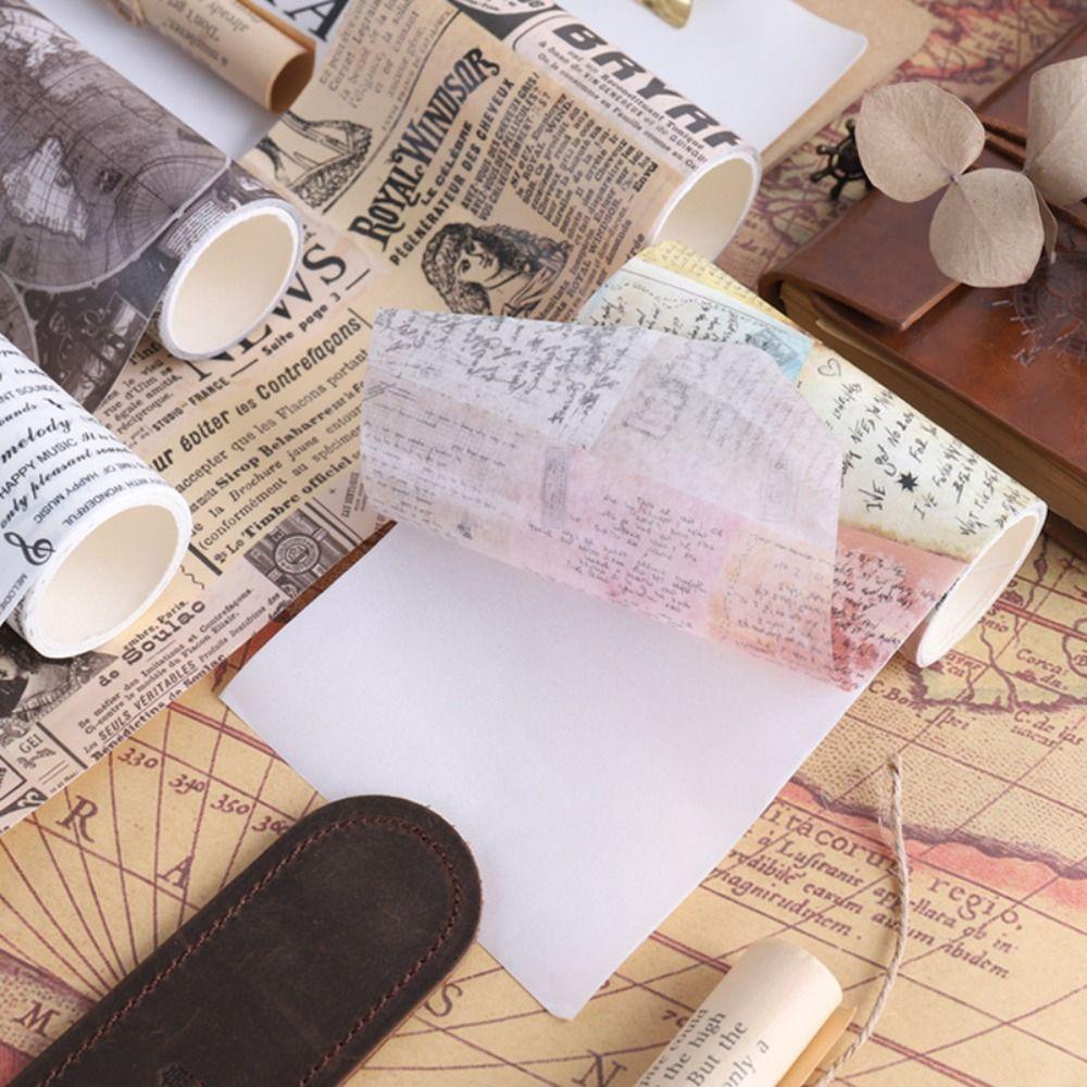 Preva 4roll/Set Washi Tape Simple Bahan Scrapbook Dekorasi DIY Stiker