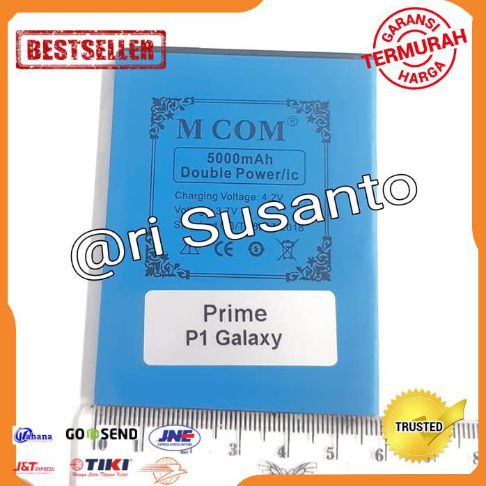 ACC HP BATERAI MCOM PRIME P1 GALAXY DOUBLE POWER 5000MAH