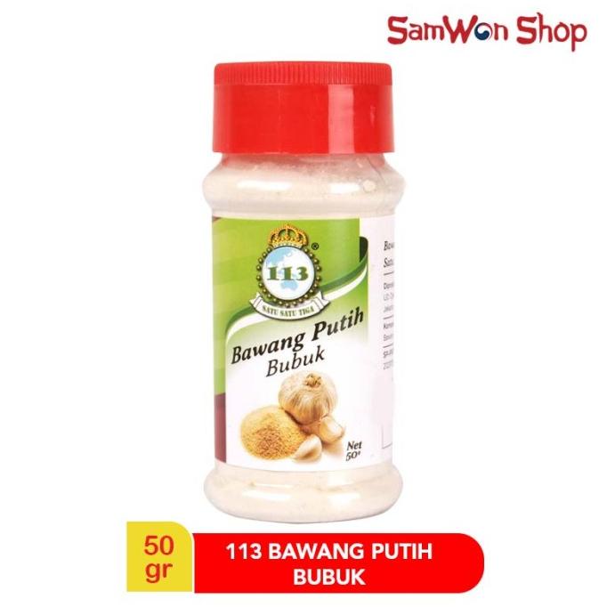 

113 BAWANG PUTIH BUBUK / GARLIC POWDER 50GR - BUMBU REMPAH INSTANT