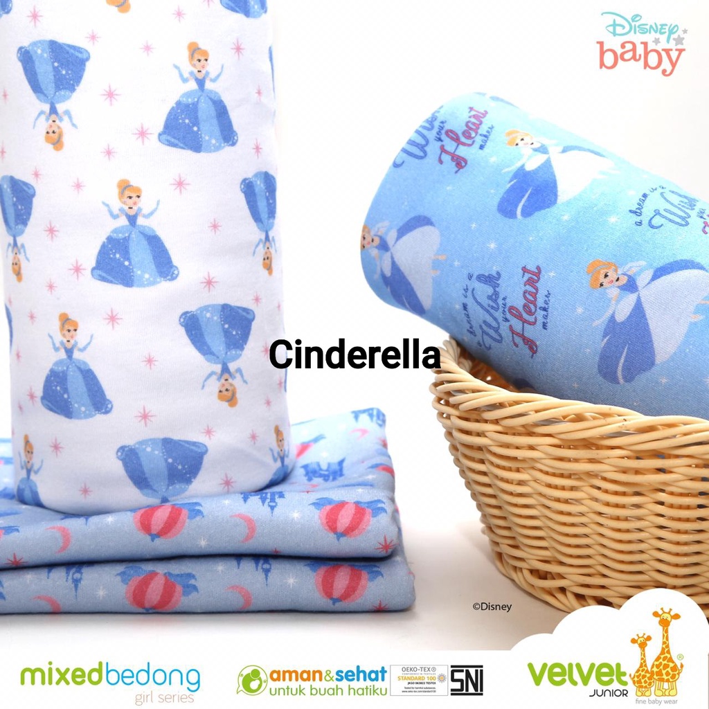 Bedong Velvet Junior (3 pcs)