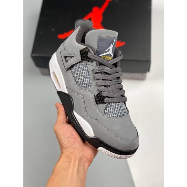 Sepatu nike air jordan 4 Retro cool grey premium original sepatu pria