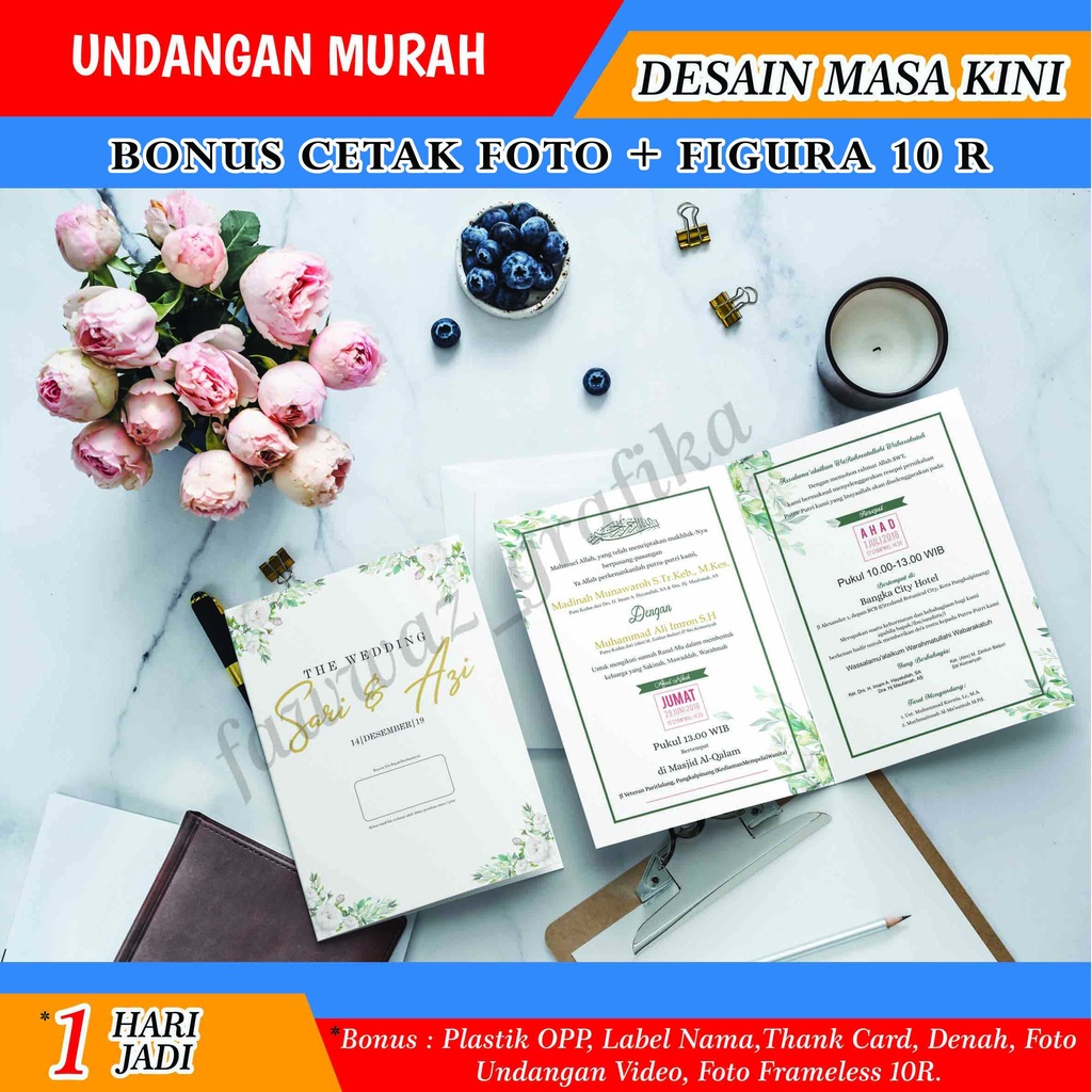 undangan,undangan murah, undangan pernikahan, undangan nikah, undangan rustic, undangan jasmine, und