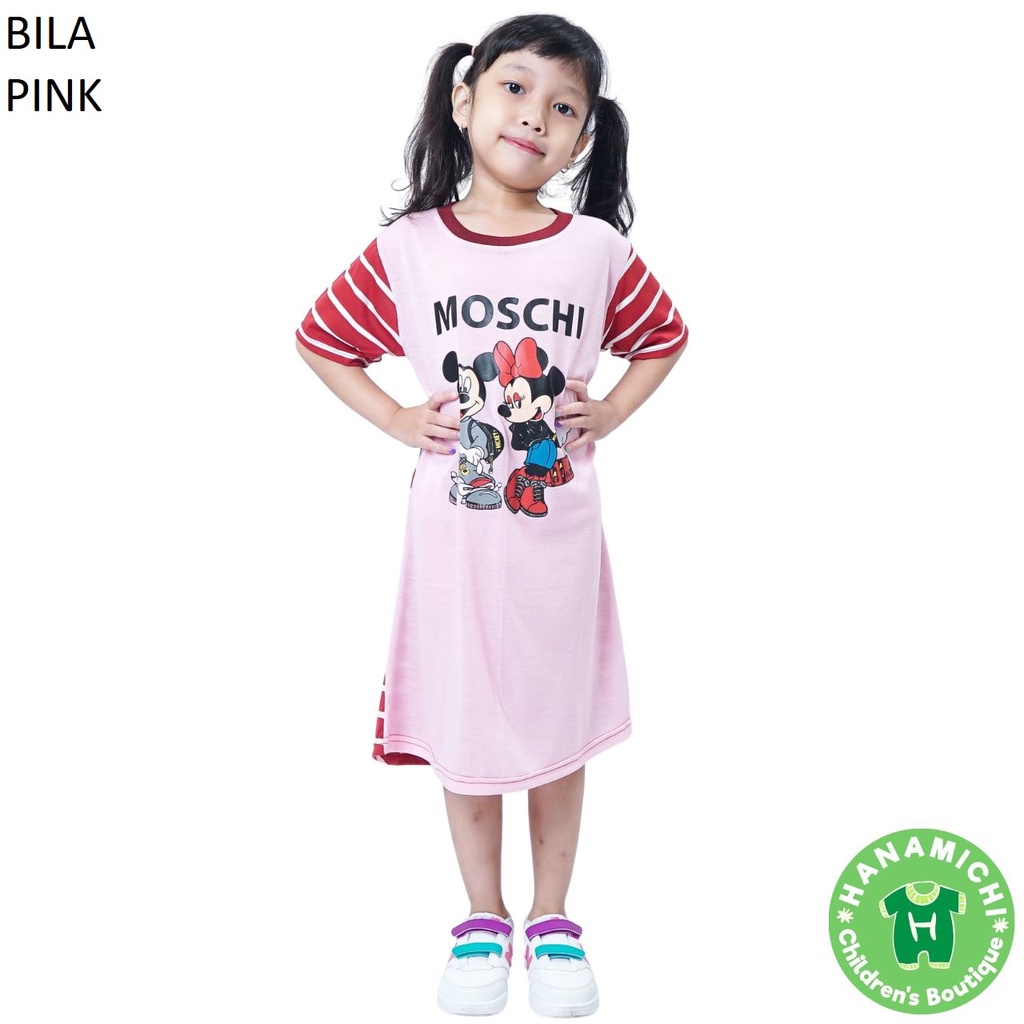 Hanamichi BILA Dress Anak Lengan Pendek