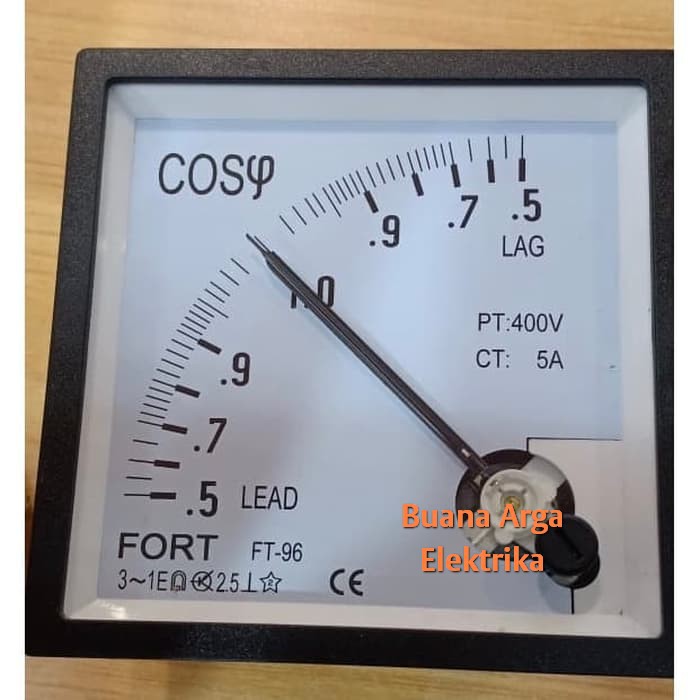 Power Factor Meter class 15 3phase 400v / PANEL METER FORT