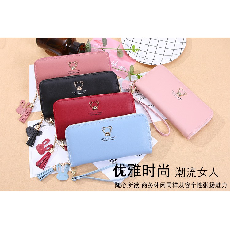 Dompet Panjang Wanita Logo Bear VMG-003A