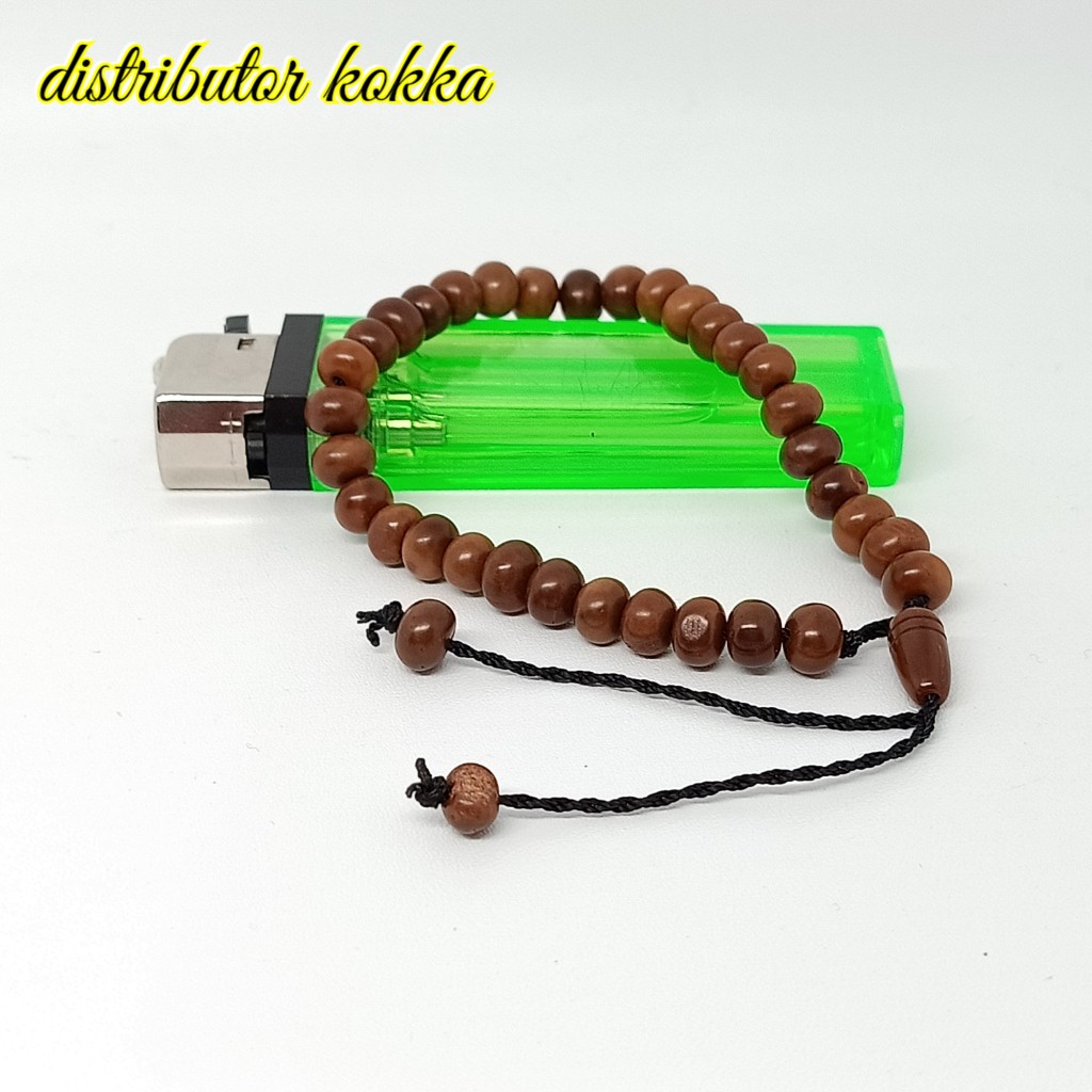 ( SUPER MURAH ) Gelang tasbih 33 Kokka kaukah donat coklat