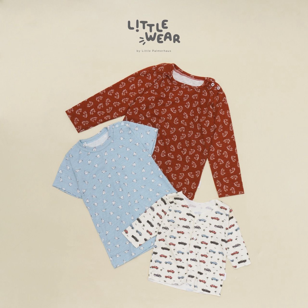 TERBARU Little Palmerhaus Attire Set 1-5Y Jumper 3-9M Little Wear Setelan / Jumper / Atasan Anak Unisex CBKS