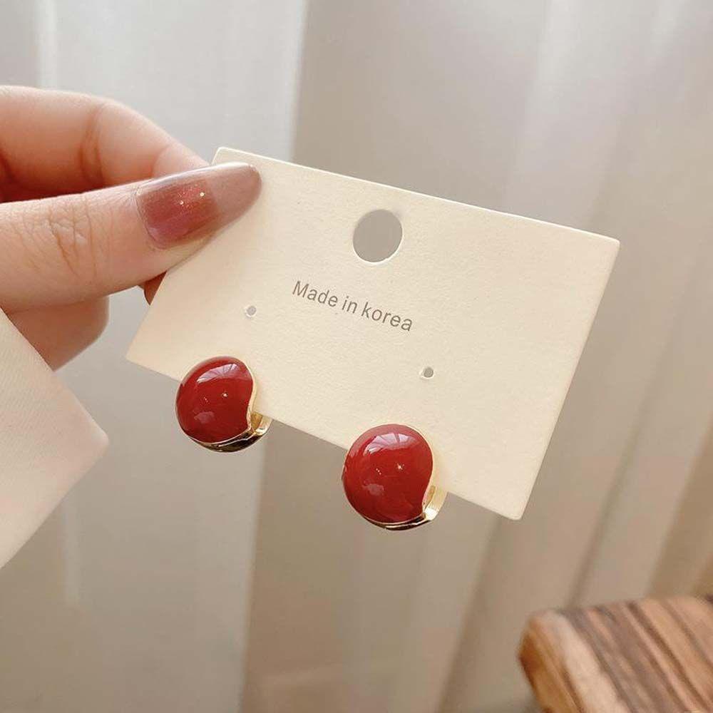 SKJK   Wanita Anting Hoop Retro Vintage Wanita Lingkaran Aksesoris Pesta Ear Buckle Gaya Korea Earrings