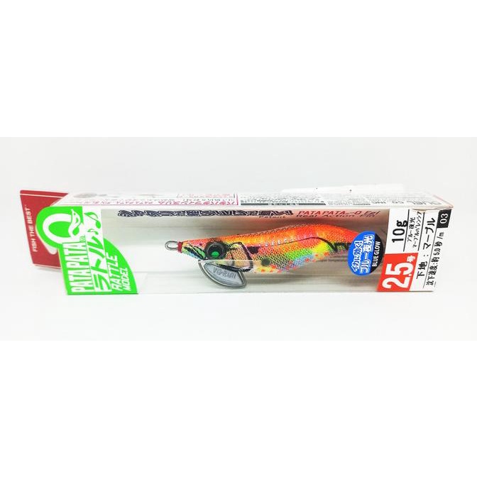 =====] Egi Yozuri Pata Pata Q rattle 2.5, Squid Lure