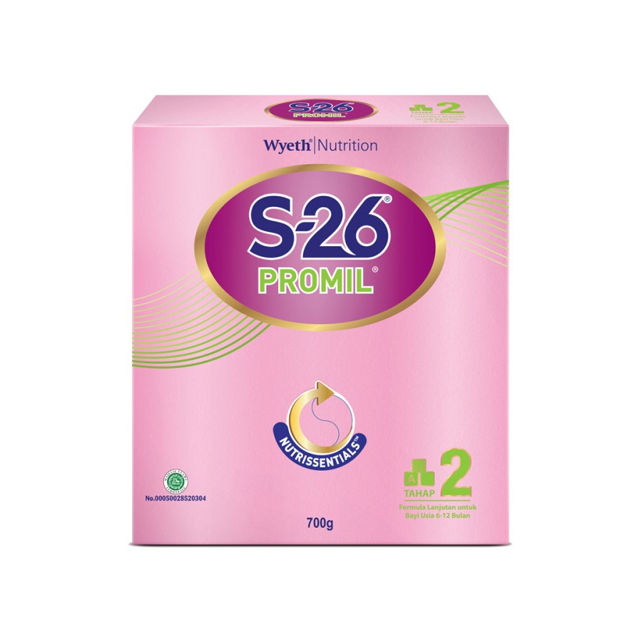 S26 PROMIL 2 SUSU FORMULA BAYI USIA 6-12 BULAN KEMASAN 700 GRAM/S-26 PROMIL 2 SUSU ANAK 6-12 BULAN