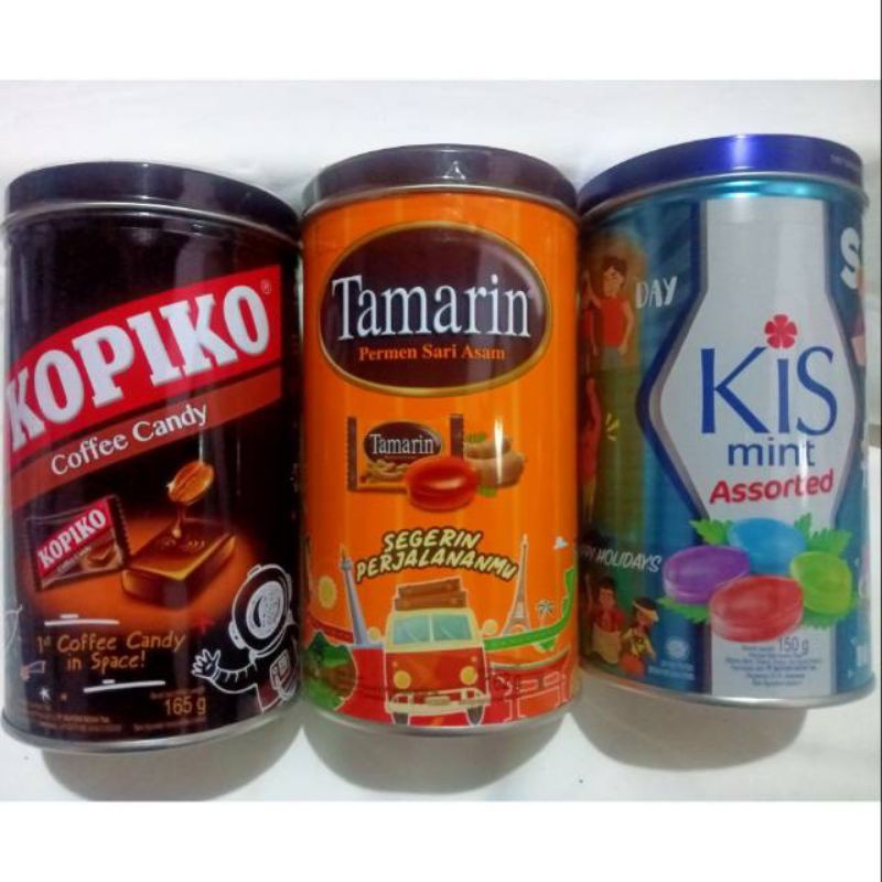 

Permen Kopiko/Kiss/Tamarin Kaleng 150 gram