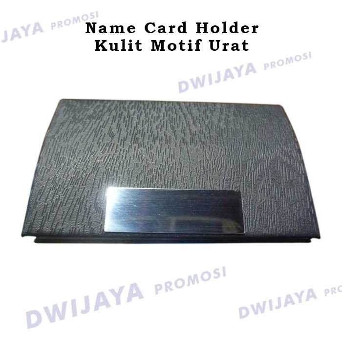 

Name Card Holder Motif Urat Desain body perpaduan antara kulit dan stainless steel