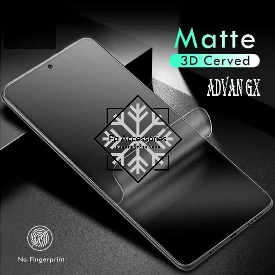 FA ANTI GORES JELLY HYDROGEL MATTE ADVAN GX FULL SCREEN GUARD PLAY