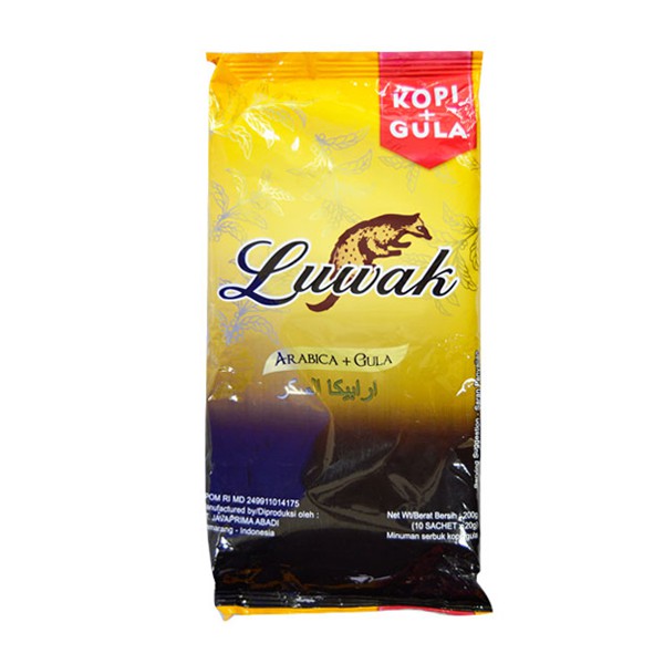 

Luwak Kopi Gula Tebu Bag 10Sx25G