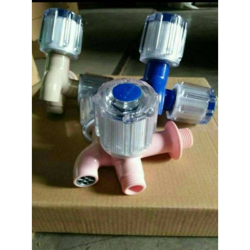 Kran cabang kran shower pvc kran double vino